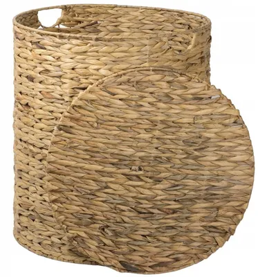 Image de Panier Jacinthe Naturel Koszoplotka 140L 55x60cm Linge Jouets