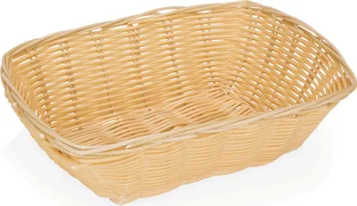 Immagine prodotto di Cestino per pane in poly rattan, rettangolare, 24x18x8.0cm