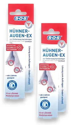 Produktbild von 2x SOS Hühneraugen Ex Lösung - 2x10ml