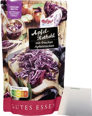 Produktbild von Hofgut Apfelrotkohl (500g Beutel) + usy Block