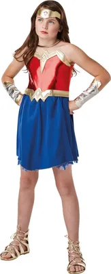 Produktbild von Wonder Woman - Dívčí kostým BN5324 (128) (modrá/červená)