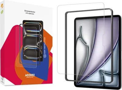 Productafbeelding van Accezz Glass screenprotector + Applicator voor de Apple iPad Pro 11 (2025) M5 / (2024) M4