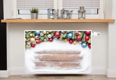 Immagine prodotto di DECO WALLS Copritermosifone magnetico 60x100 cm - Copritermosifone decorazione natalizia