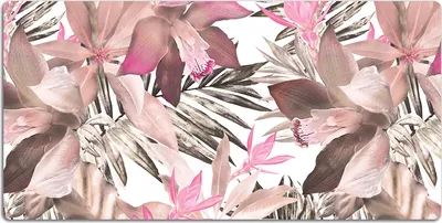Produktbild von Schreibtischmatte Tischunterlage 120x60 cm Mauspad - Tropisches Rosa.