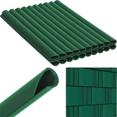 Zdjęcie produktu dla Klipsy do taśmy ogrodzeniowej 19cm Heckermann 20 szt - Zielone