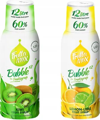 Obrázek produktu pro Sirupy Fruttamax Kiwi Lemon Lime , 500 ml, 2 kusy