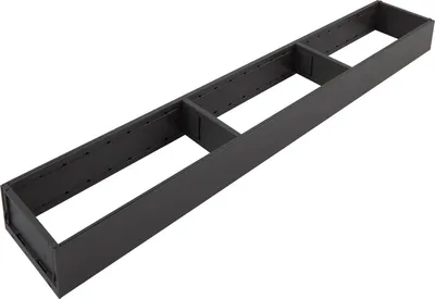 Produktbild von Blum AmbiaLine Schubkastenrahmen schmal mit Trenner 600x100x50mm, oriongrau