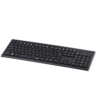 Zdjęcie produktu dla Bezprzewodowa klawiatura Hama Cortino Black US (001349590000)