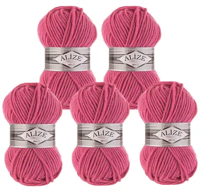 Strickwolle ALIZE SUPERLANA MAXI 178 bubblegum