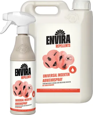 Produktbild von Envira Universal Insekten Abwehrspray im Nachfüllpack 2L+500ml