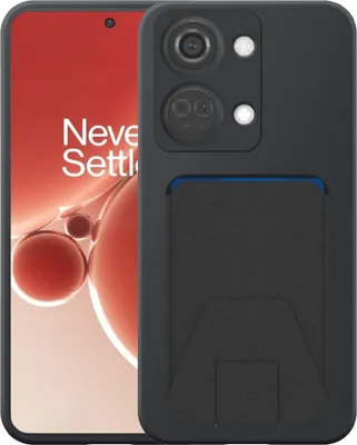 Obrázek produktu pro Vhodné pro OnePlus Nord 3 Pouzdro na telefon s nastavitelným koženým krytem - Flexibilní zadní kryt Pouzdro ze silikonu TPU s nastavitelným koženým krytem - černé - Smartphonica