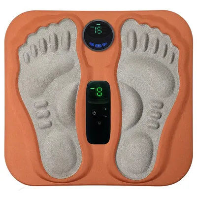 Produktbild von Fußmassagegeräte, Fußmassagegerät 3D, Regenerative EMS-Behandlung gegen Taubheit, Kribbeln und Nervenschmerzen, mit 15 Intensitätsstufen, 30x29cm