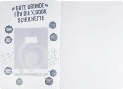 Produktbild von Herlitz Schulheft A4 x.book liniert Lineatur 25 16 Blatt 10er Pack