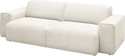 Produktbild von KAWOLA Sofa RANI 3-Sitzer Feincord weiß