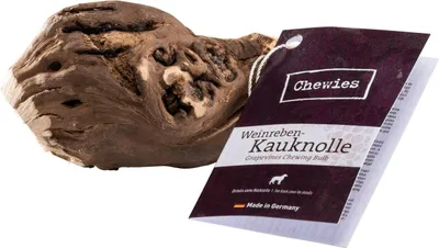 Produktbild von Chewies Kaustange aus Weinrebe, Kauartikel für Hunde natur S/M