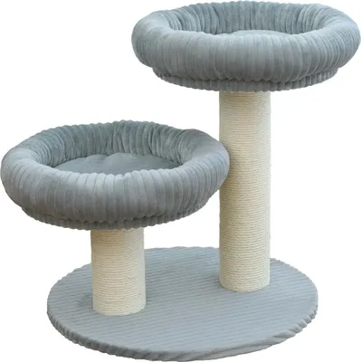 Produktbild von Europet Bernina Kratzbaum Cordoba hellgrau, Maße: 60 x 60 x 65 cm