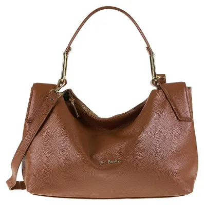 Produktbild von Damen Schultertasche, echtes Leder, Pierre Cardin, Reißverschluss, verstellbarer Trageriemen, Italy
