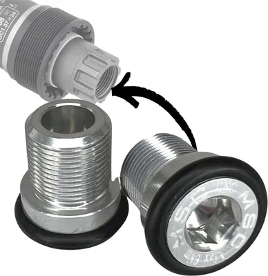 Produktbild von MSC Kurbelschrauben (paar) M15x14 Silber