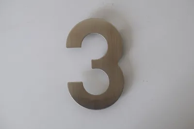 Produktbild von Bella Casa Edelstahl Hausnummer "3"