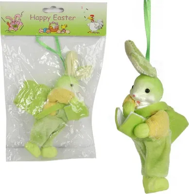 Zdjęcie produktu dla Zając Zawieszka Dekoracja Wielkanocna 15Cm