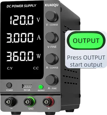 Produktbild von Einstellbares Gleichstromnetzteil, variable Ausgangsspannung, geregeltes Tischnetzteil, 120V3A SPS-C1203, AC 220V-c