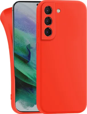 Produktbild von Hülle für Samsung Galaxy S21 FE - Handyhülle mit Kameraschutz Cover aus Silikon in Orange