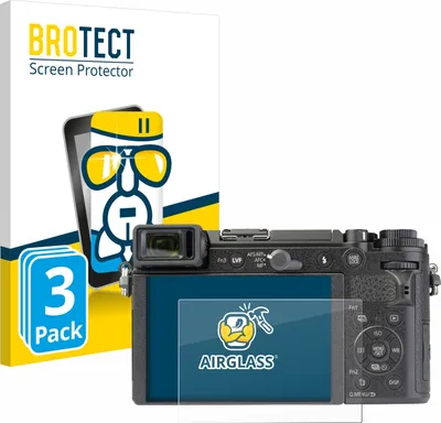 Produktbild von 3x BROTECT Schutzglas für Panasonic Lumix DC-GX9 Schutzfolie Panzer Folie Glas Display Schutz klar