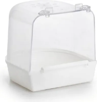 Produktbild von Badehaus Rund - Vogelbad - weiß - groß - 13x13x13 cm