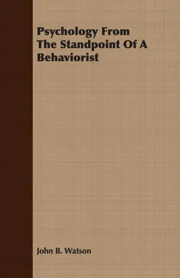 Produktbild von Psychology from the Standpoint of a Behaviorist