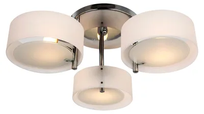 Productafbeelding van Plafondlamp HOMCOM B31-011, acryllamp, voor binnen, hanglamp met 3 lichtpunten - B