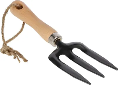Obrázok produktu pre KOTARBAU® Mini záhradné vidly s 3 hrotmi na presádzanie kvetov 28 cm Profilovaná násada