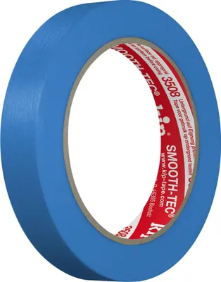 Zdjęcie produktu dla 3508 SMOOTH-TEC niebieska gładka krepa 18 mm x 50 m