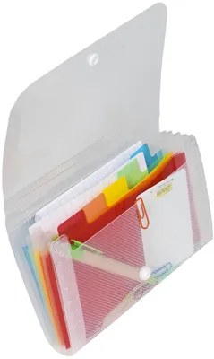 Immagine prodotto di EXACOMPTA 55498E EXACOMPTA Astuccio per documenti in cristallo, 6 scomparti, trasparente
