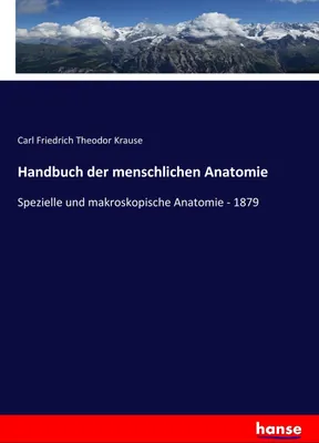 Produktbild von Handbuch der menschlichen Anatomie