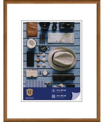 Obrázek produktu pro Henzo plastový fotorámeček Napoli 24x30 cm středně hnědý