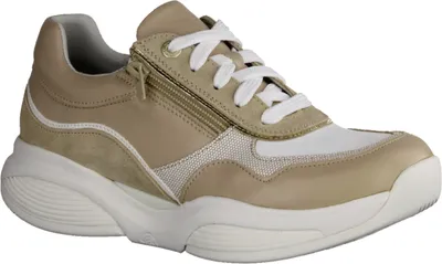 Produktbild von Xsensible SWX11 Sand Combi Damen Schnürschuh mit Dämpfung NEU - Damenschuhe Bequeme Schnürschuhe, Beige, leder (stretchleder)