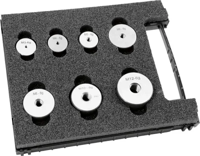 Produktbild von Format Gewinde-Gutlehrring-Set 6g M3-M12