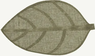 Obrázek produktu pro Prostírání List 50x33cm, tmavězelený