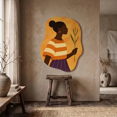 Obrázok produktu pre Wallity, elegantná nástenná dekorácia z MDF, 55x38 cm, 100% MDF, digitálna tlač