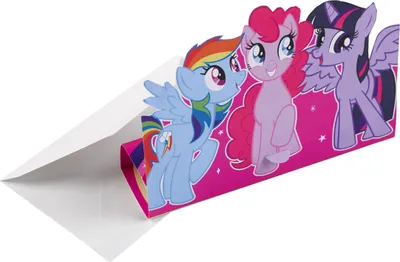 Produktbild von 8 Einladungskarten My Little Pony