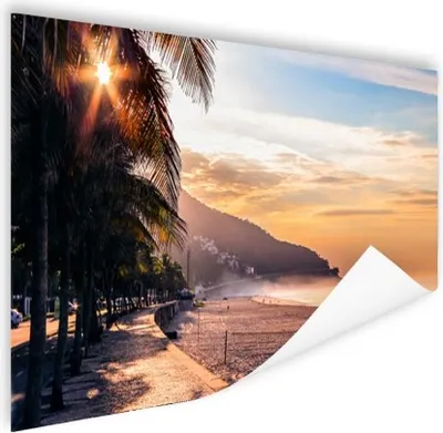 Produktbild von MuchoWow® Poster Sonnenaufgang Brasilien 180x120 cm - Fotoplakat