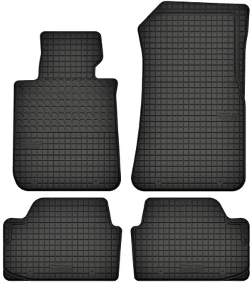 Obrázok produktu pre Gumové rohože vhodné pre BMW 1 F20 (od 2011) Sada gumových rohoží čierna + zátka