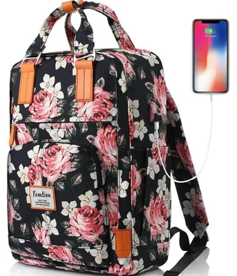Produktbild von Rucksack Damen Laptop Schulrucksack Mädchen Teenager für Schule Universität Arbeit Wasserdicht Anti-Diebstahl 30L