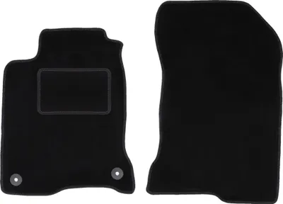 Zdjęcie produktu dla Wielganizator dywaniki welurowe LUX przednie do Renault Laguna III coupe (2007-2015) - czarne dywaniki samochodowe BASIC komplet (2 szt.)