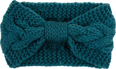 Produktbild von Oblique Unique Damen Stirnband Haar Band für den Herbst Winter Ohrenwärmer Zopfmuster in Einheitsgröße - petrol