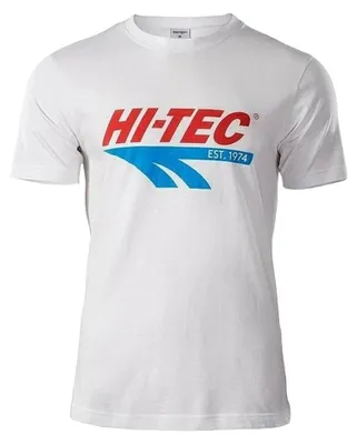 Obrázek produktu pro Tričko Hi-Tec "Retro" pro muže, model IG244 (velikost L), bílá barva