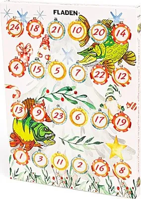 Produktbild von Fladen Fishing Adventskalender 24 tlg