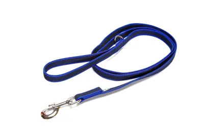 Produktbild von IDC Color & Gray gummierte Leine, 20 mm x 2 m, Blau-Grau