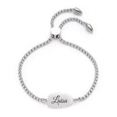 Image de Bracelet Ciottolo pour femme en acier inoxydable avec zircone de Leonardo