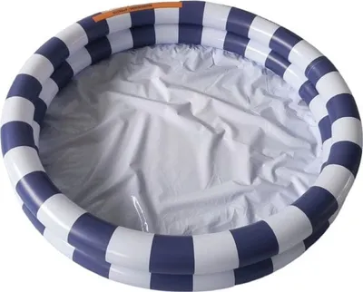 Produktbild von SWIM ESSENTIALS Piscine Enfant 100 Cm - Rayé Bleu-Blanc